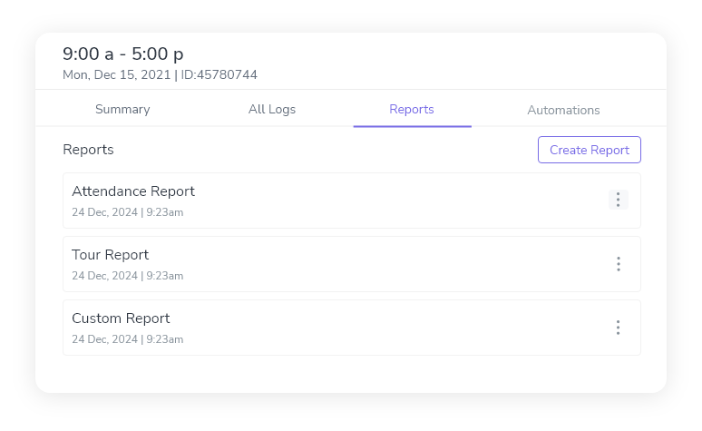 Site-Specific Reports